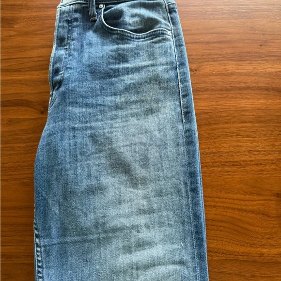 MOTHER Women's The Tomcat Ankle Leg Blue Jeans - Picture 7 of 8